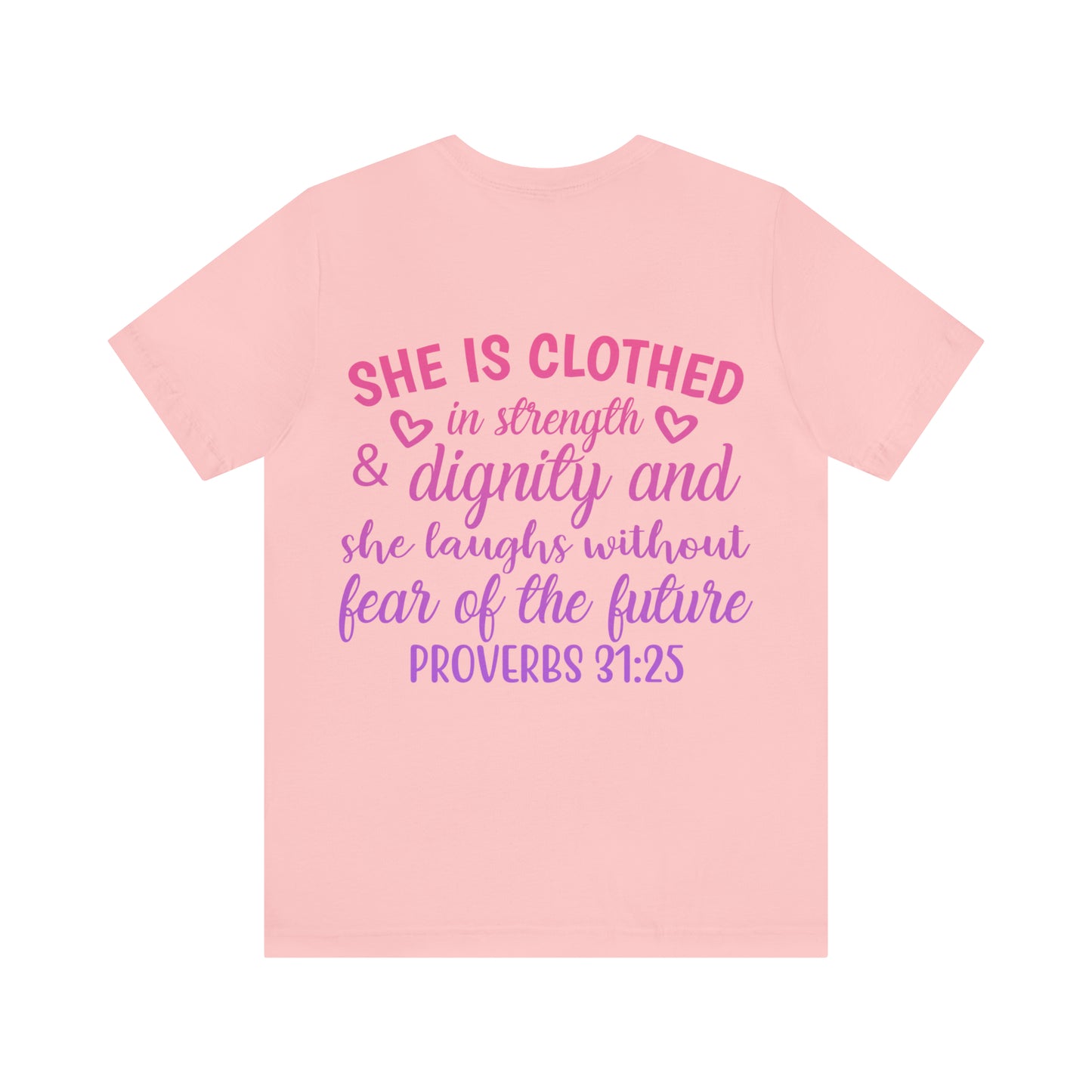 She is Clothed in Strength & Dignity and she laughs without fear of the future...... Proverbs 31:25