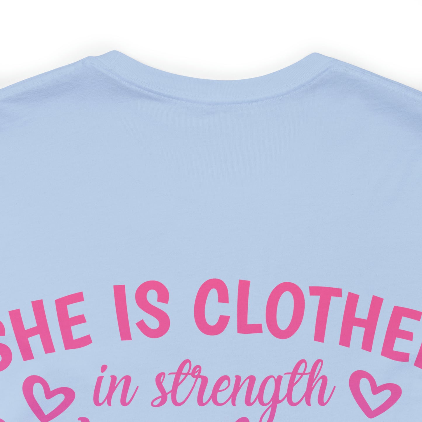 She is Clothed in Strength & Dignity and she laughs without fear of the future...... Proverbs 31:25