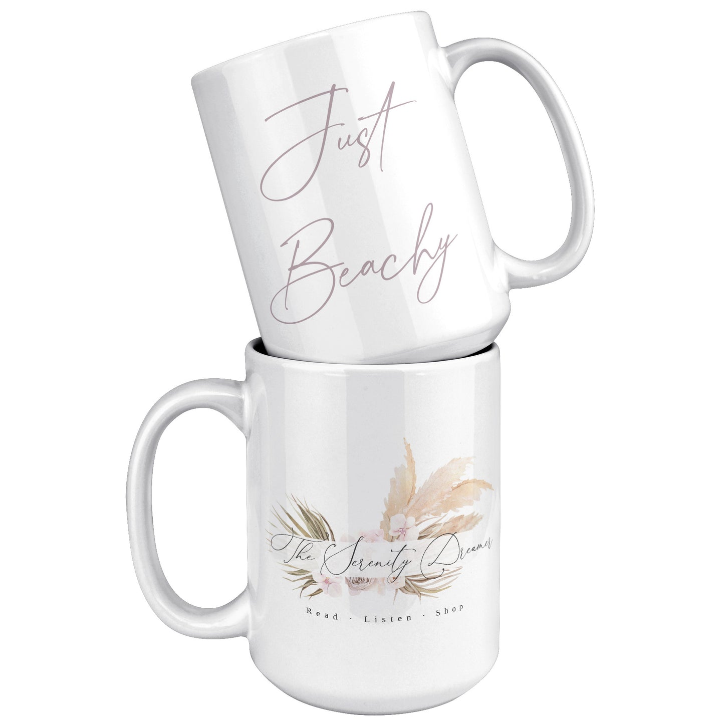 "Just Beachy" Ceramic Serenity Dreamer Mug