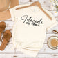 White Graphic T-Shirt — Minimalist Blank Jersey Tee