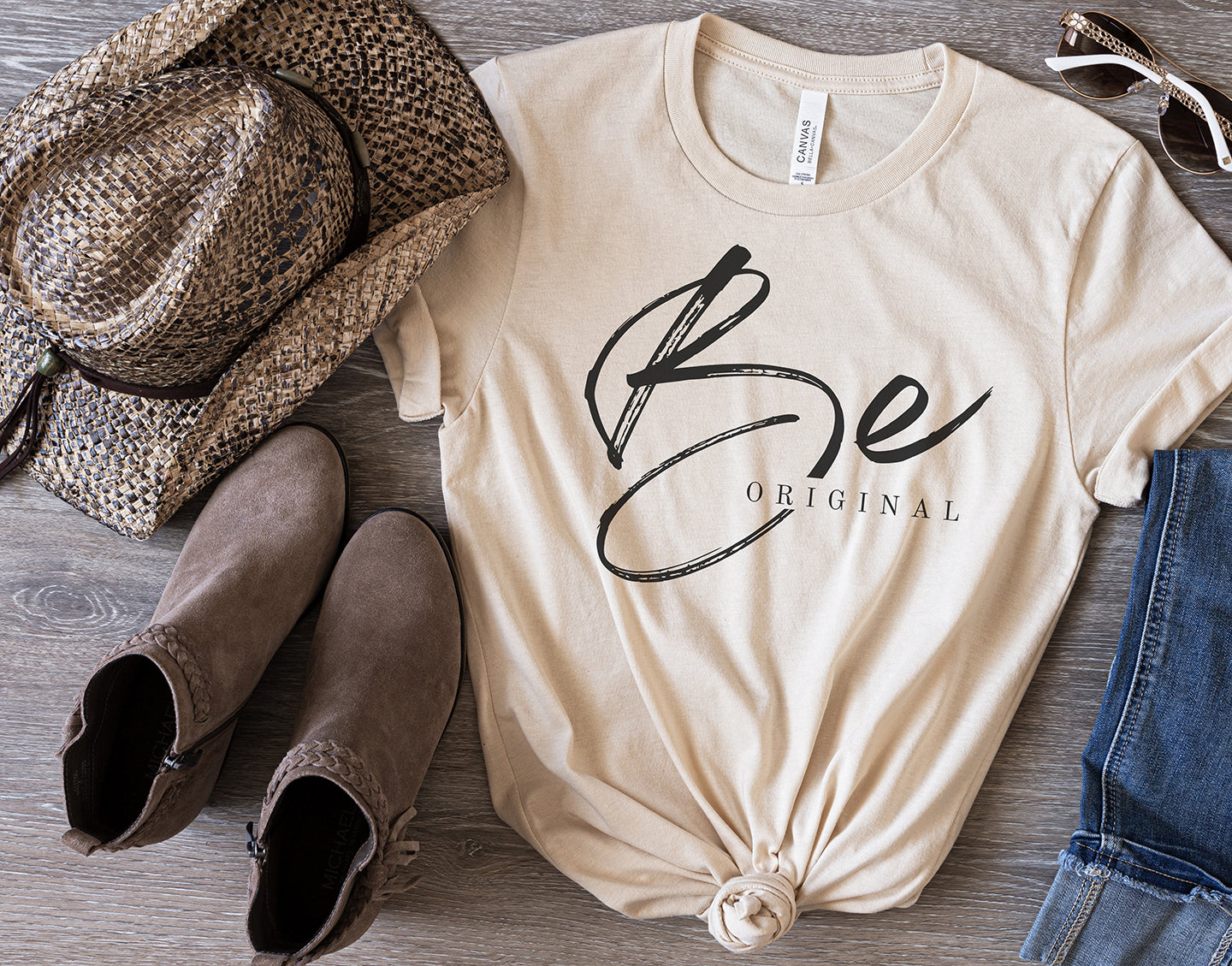 Be Original Graphic Tee — "Be Original" Minimal Script T-Shirt