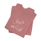 Soft Not Weak T-Shirt — Inspirational Feminine Script Tee