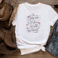 Empowering Quote Tee: 'She Outgrew the Version of Herself that Survived'