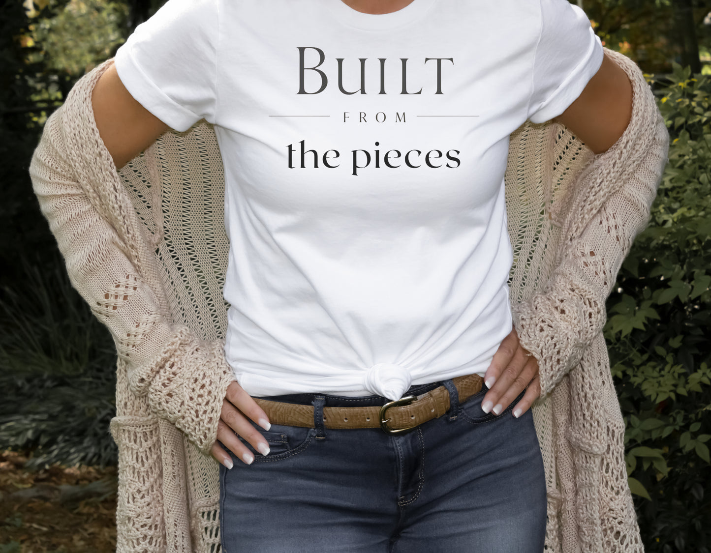 Built From the Pieces T-Shirt — Inspirational Recovery Tee